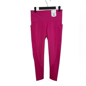 NWT Xersion Hot Pink Vented 7/8 Leggings